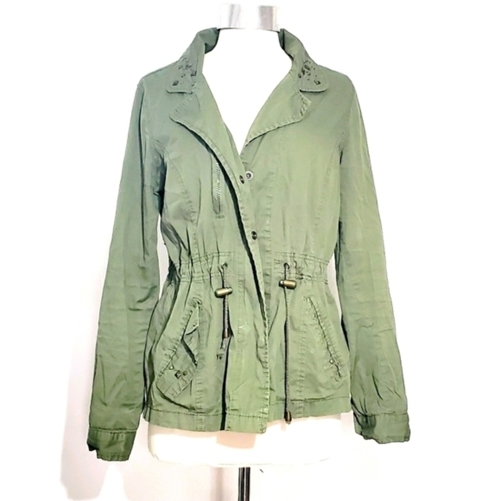 Women's Green Utility Jacket